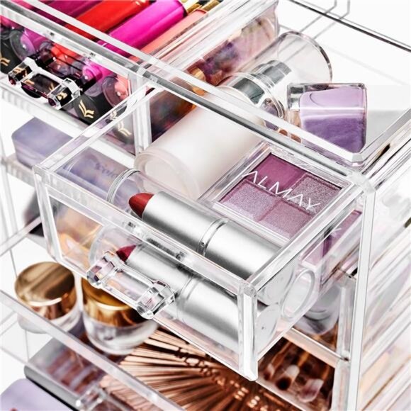 Acrylic Makeup Organizer - Organization and Storage Case for Cosmetics - Picture 5 of 7